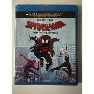 Spider-Man Into The Spider-Verse Blu-Ray + DVD NEW SEALED 2018 Marvel